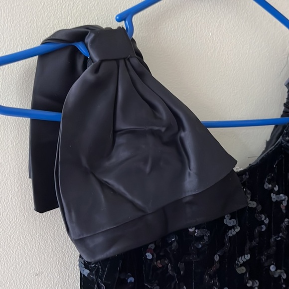 Zum Zum Size 3/4 juniors. A little sequined black Vintage dress - Picture 4 of 10